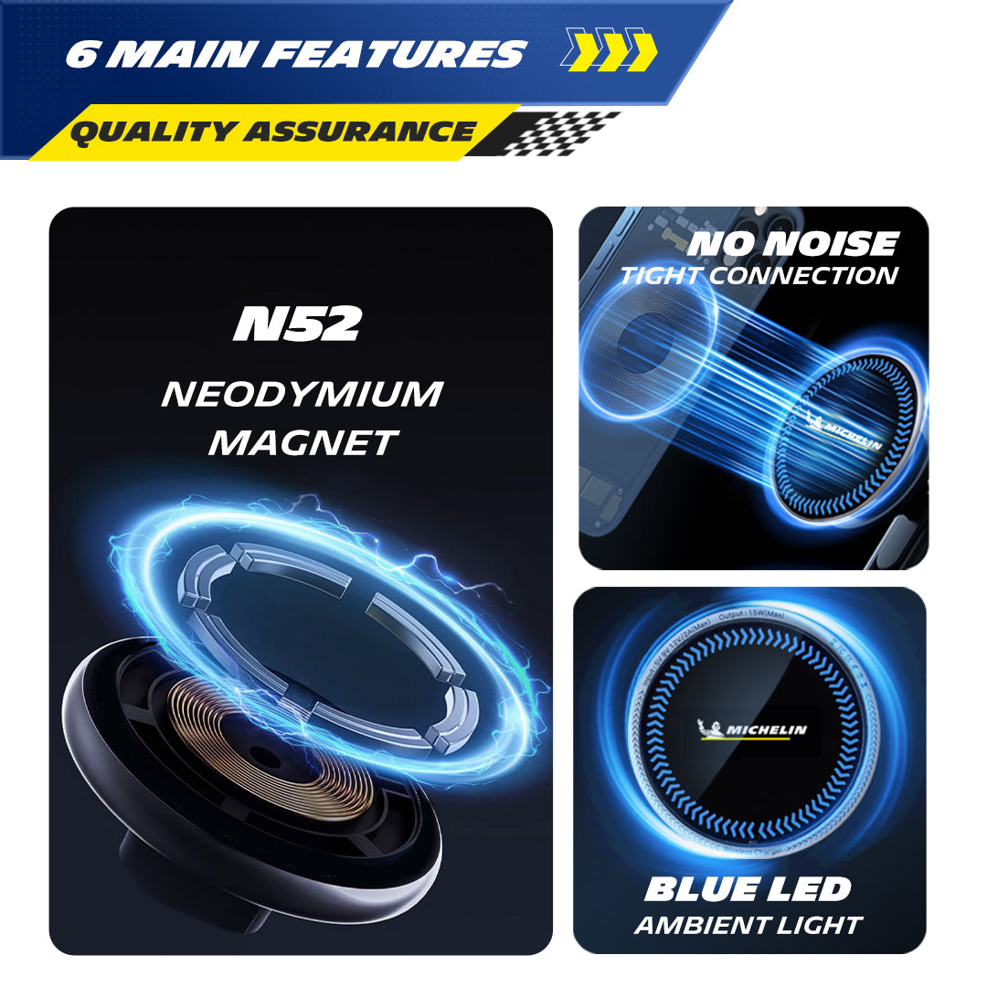 MICHELIN Phone Holder Wireless Phone Charger