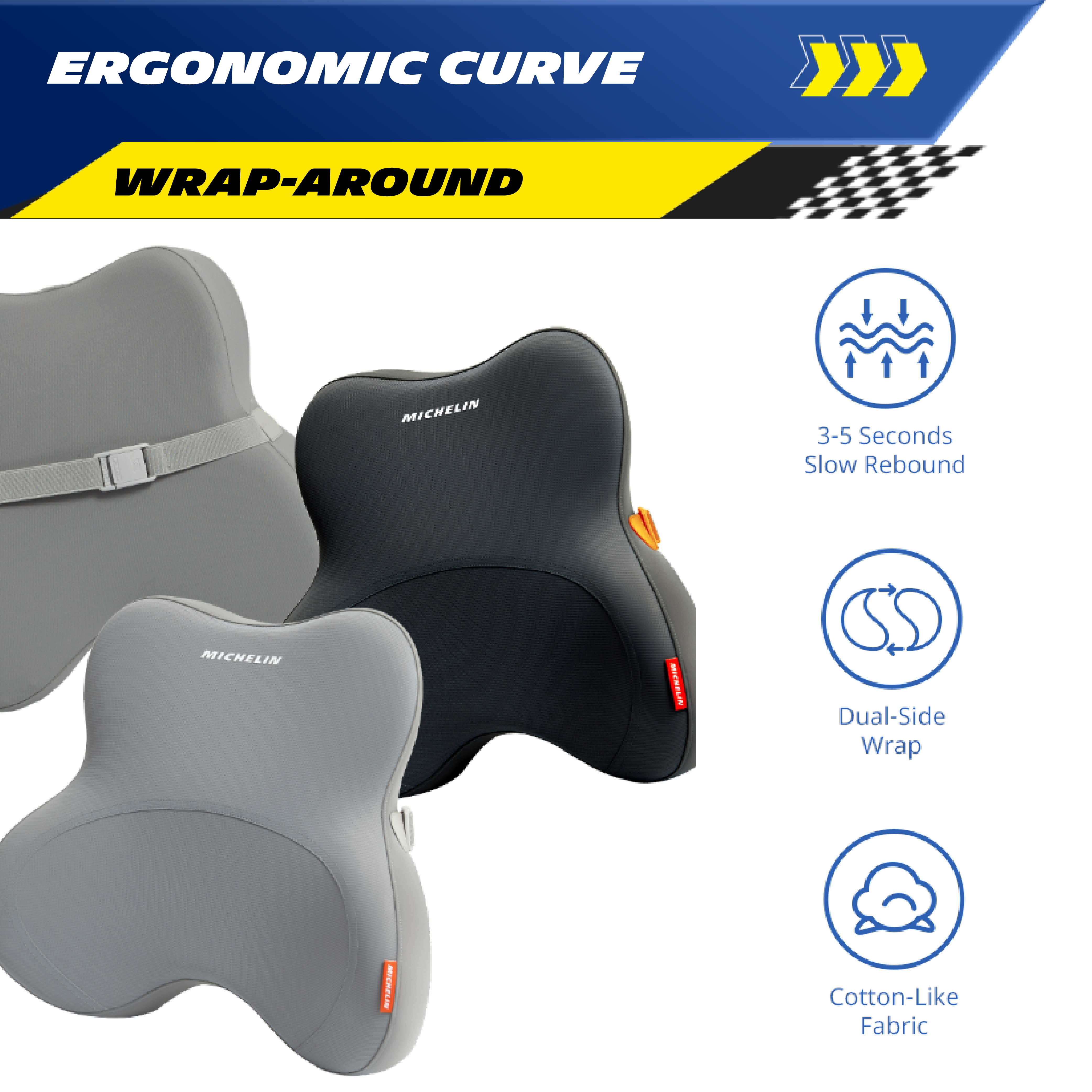Butterfly Headrest & Lumbar Support